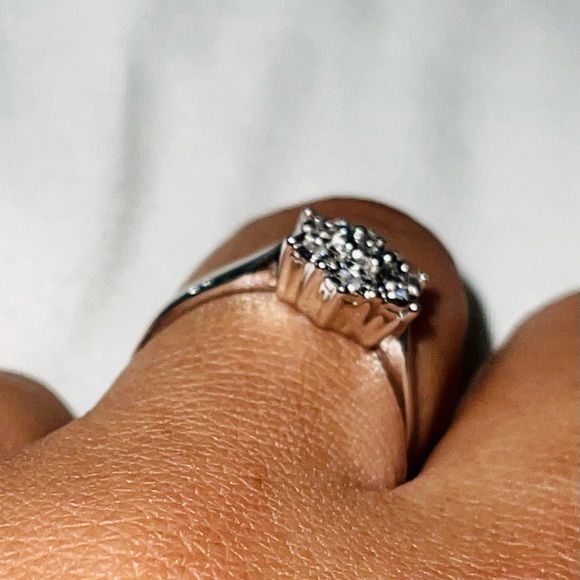 Victorian Elegant Real Diamond statement Ring WOW! - Picture 5 of 8